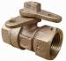 Bronze lockable ball valve