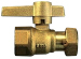Brass lockable ball valve