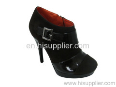 Buckle And Strap Ankle Bootie