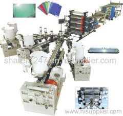 plastic sheet making extrusion line