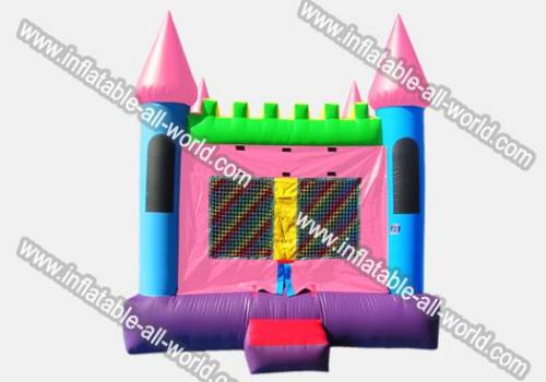 Pink & Blue Bouncy Castle