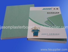 Waterproof gypsum plasterboard