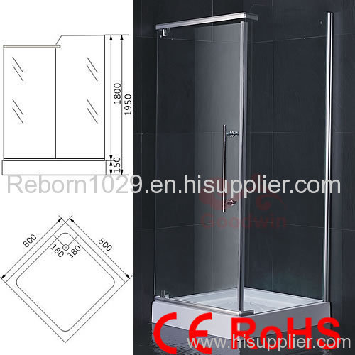 tempered shower room