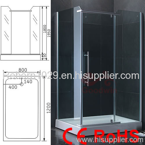 tempered shower room