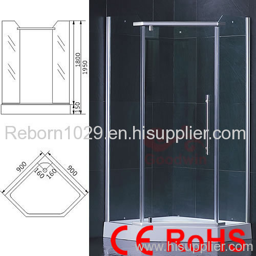 tempered shower room