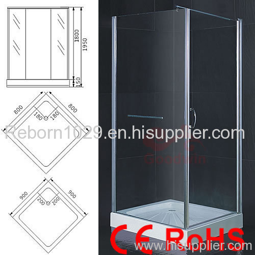 tempered shower room