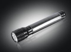 7 LED solar power torch