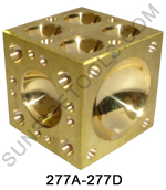 Doming Block Brass