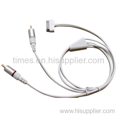 AV TV RCA USB Video Cable for iPhone 4G