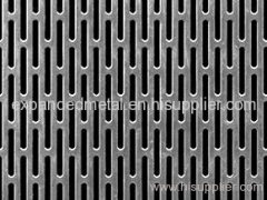 oval hole perforated metal