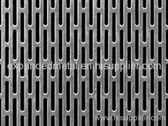 trangle hole perforated metal mesh