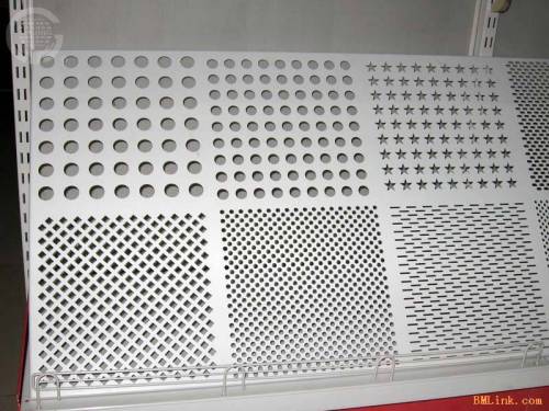 Perforated metal sheet