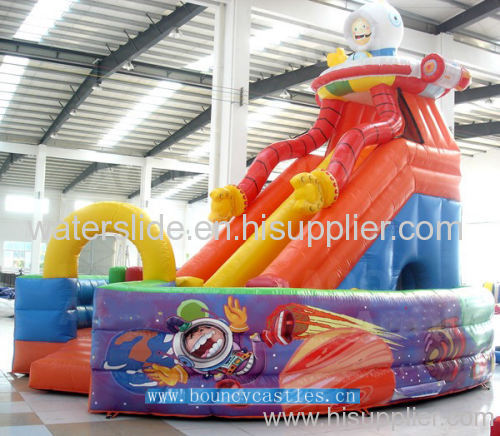 space combo/ space bouncy castle slide