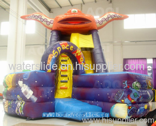 new design combo/bouncy castle slide
