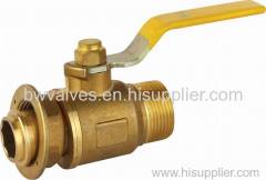 Brass gas ball valve