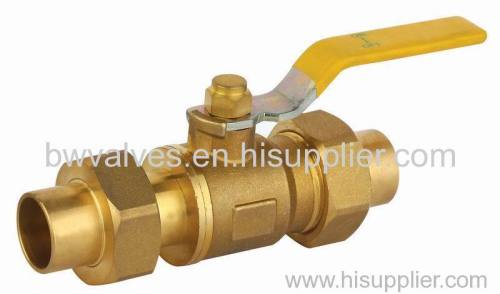 Brass gas ball valve