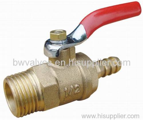 Brass gas ball valve