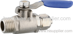 Brass gas ball valve