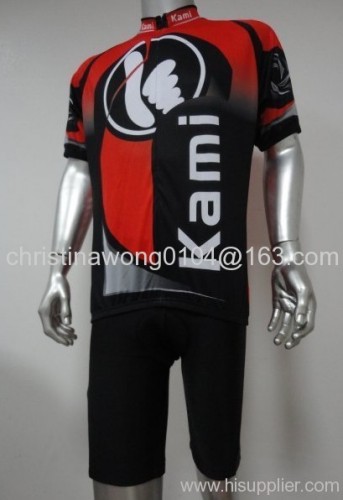 Male's bike suit