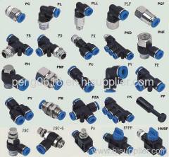 Pneumatic Push-In Fittings