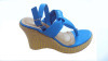 Thong Straped Wedge Sandal