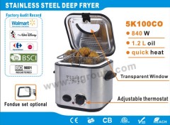 840W stainless steel electric deep fryer