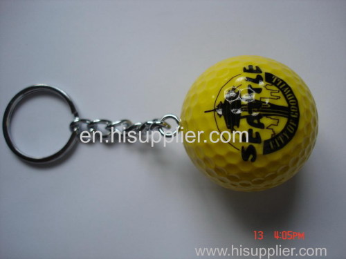 colorful ball/golf ball with keychain