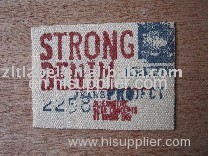 jeans fabric label