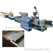 PVC panel production line