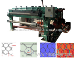 hexagonal wire mesh machine