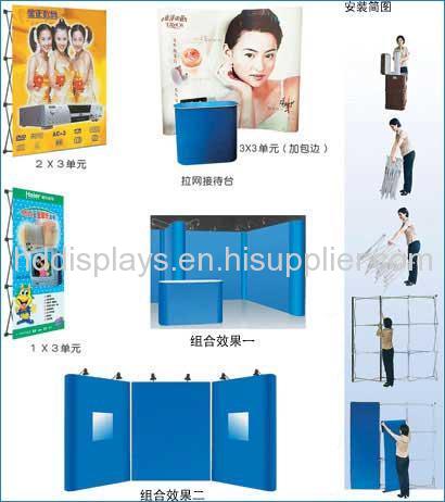 Luxury Pop Up Display Stand Banner Stand