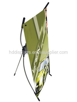 Mini Tabletop X Banner Display Stand for Promotion