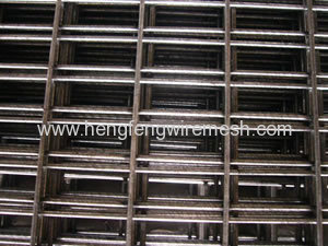 Black Iron Wire Welded Wire Mesh Panel