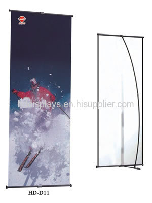 L Banner display stand
