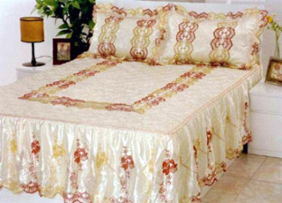 cotton printed bedspread