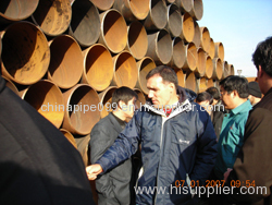 FBE coating SSAW Spiral Steel Pipe DN200-3620mm