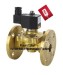 220V 24V 1 inch water solenoid valve brass Viton