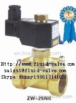 2 way brass water air gas IP65 Normally Open Solenoid Valve