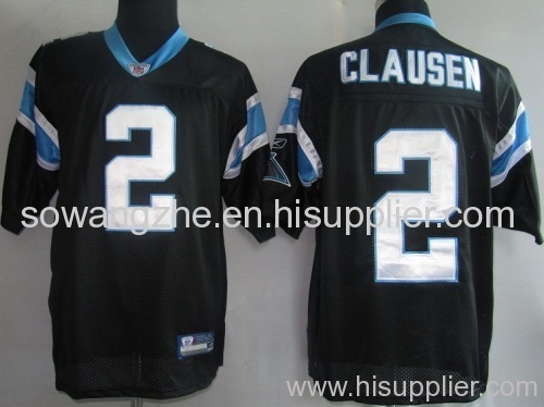 Carolina Panthers 2 Jimmy Clausen Black NFL Jerseys