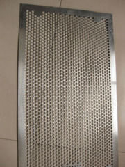 Perforated metal sheet