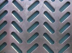 Perforated metal sheet