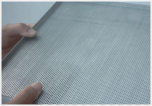 Perforated metal sheet