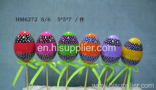 Colorful Ceramic Easter Egg For Home Decoration