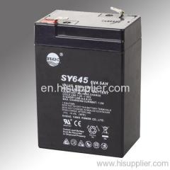 6V 4.5A LEAD ACID BATTERY