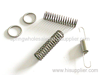 Helical tension springs