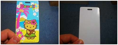 3D lenticular bag tag/3D bag tag