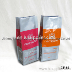 quad sealed coffee bag