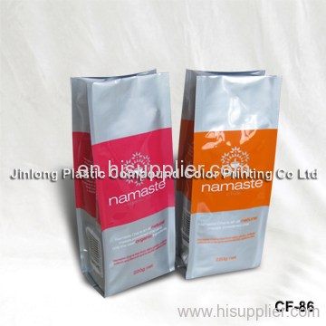 quad sealed coffee bag