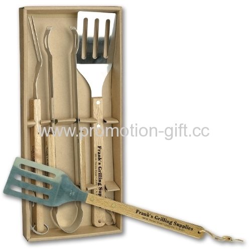 3 Piece BBQ Tool Set