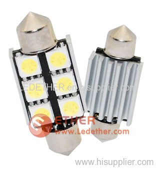 38mm 6LEDs Canbus Light